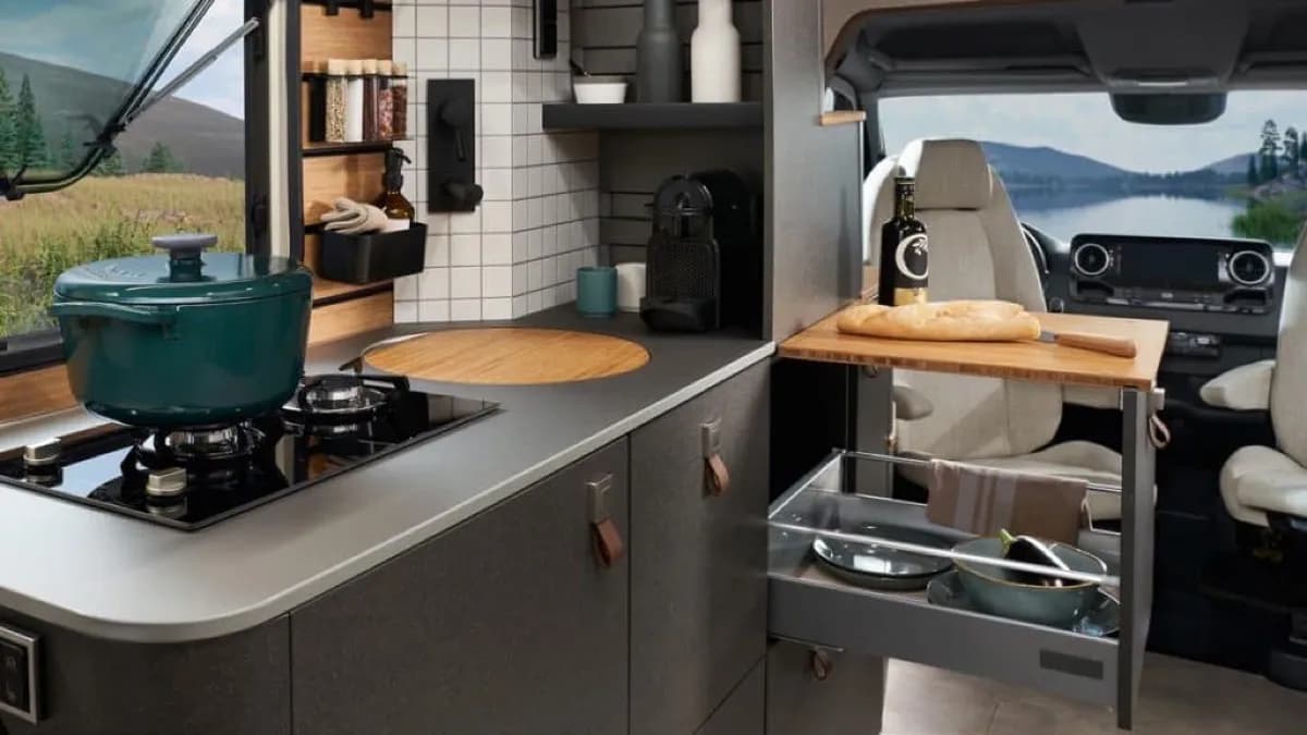 Cuisine du Hymer Venture s